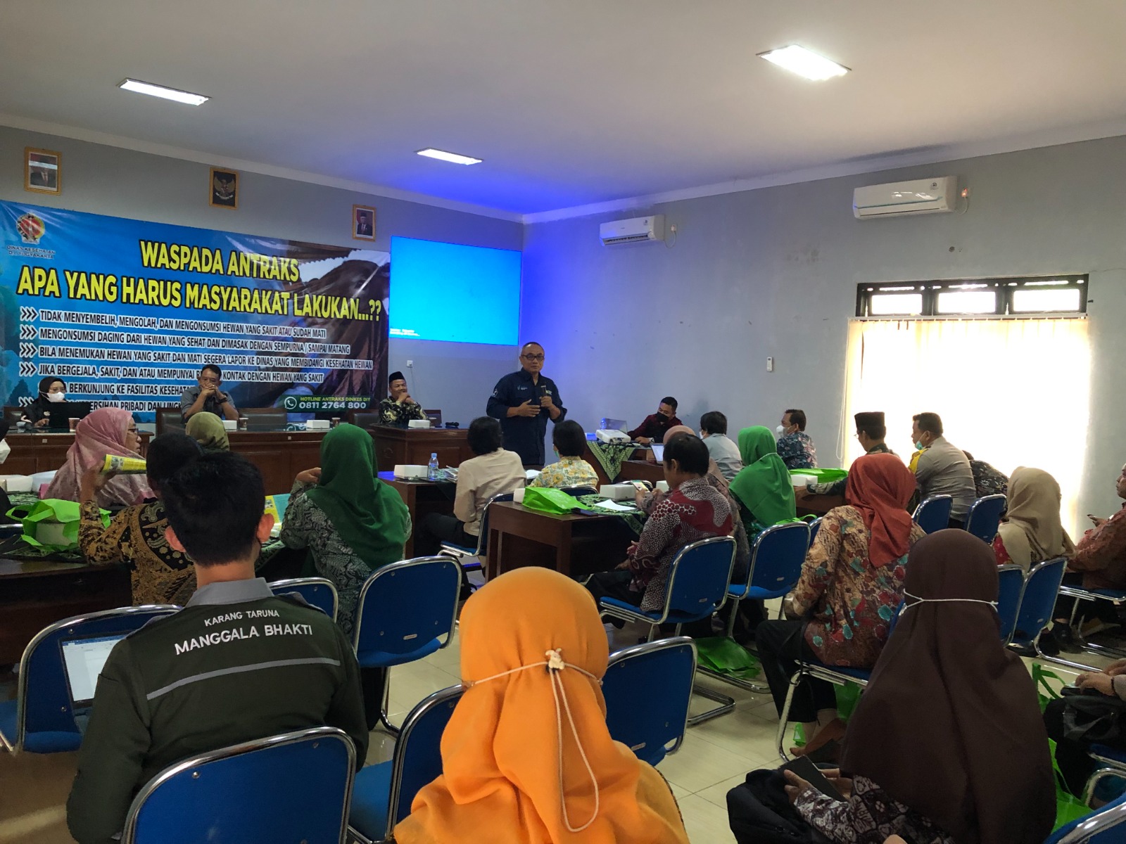 Sosialisasi Gerakan Masyarakat Hidup Sehat terkait Penyakit Antraks di Kabupaten Gunungkidul